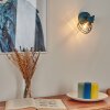 Builako Muurlamp Blauw, Zwart, 1-licht