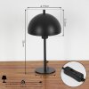 Kaitulai Tafellamp Zwart, 1-licht