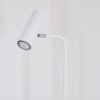Zuoz Staande lamp Chroom, Wit, 1-licht