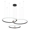 Globo COCO Hanger LED Zwart, 1-licht, Afstandsbediening