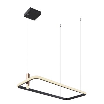 Globo COCO Hanger LED Zwart, 1-licht, Afstandsbediening