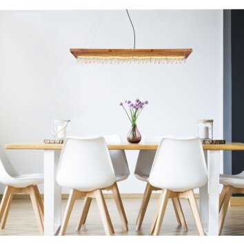 Globo EDELTRAUD Hanglamp LED Chroom, Zwart, 1-licht