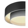 Globo NORBERT Plafondlamp LED Zwart, 1-licht, Afstandsbediening