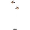 Brilliant-Leuchten Calley Staande lamp Zwart, 2-lichts