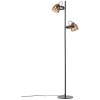 Brilliant-Leuchten Calley Staande lamp Zwart, 2-lichts