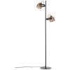 Brilliant-Leuchten Calley Staande lamp Zwart, 2-lichts