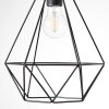 Brilliant-Leuchten Drewno Hanglamp Hout licht, Zwart, 1-licht