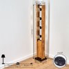 Maahui Staande lamp Natuurlijke kleuren, Zwart, 4-lichts