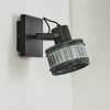 Holsa Muurlamp Zwart, 1-licht