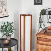 Blandin Staande lamp Hout donker, 2-lichts