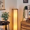 Blandin Staande lamp Hout donker, 2-lichts