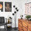 Alsen Staande lamp Zwart, 5-lichts