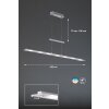Fischer & Honsel Largo Hanglamp LED Chroom, Nikkel mat, 7-lichts