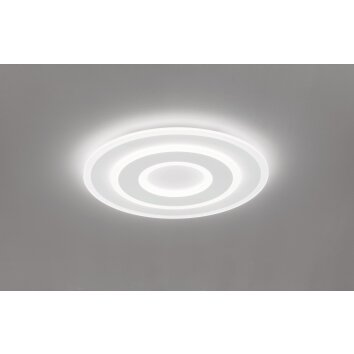 Fischer-Honsel Bolia Plafondlamp LED Wit, 1-licht, Afstandsbediening