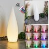 Bouilli Buiten staande lamp LED Wit, 1-licht, Afstandsbediening, Kleurwisselaar