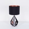 Marang Tafellamp Koperkleurig, Zwart, 1-licht