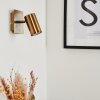 Zuoz Muurlamp Oud messing, 1-licht