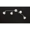 Wofi FARA Plafondlamp Zilver, 4-lichts