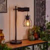 Gondo Tafellamp Bruin, Zwart, 1-licht