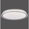 Leuchten-Direkt KARI Plafondlamp LED Zilver, 1-licht