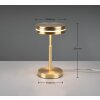 Trio-Leuchten Franklin Tafellamp LED Messing, 1-licht