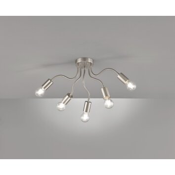 FHL-easy Bree Plafondlamp Nikkel mat, 5-lichts