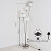 Alsen Staande lamp Nikkel mat, 5-lichts