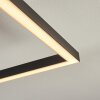 Hyacinthe Plafondlamp LED Chroom, Zwart, 1-licht