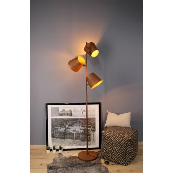 Luce-Design Colt Staande lamp Roest, 3-lichts
