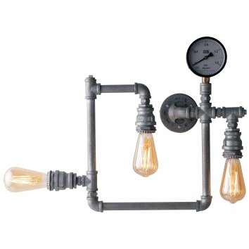 Luce-Design Amarcord Muurlamp Gegalvaniseerd, 3-lichts