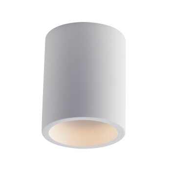 Luce-Design Banjie Plafondlamp kan worden geverfd met in de handel verkrijgbare verven, Wit, 1-licht