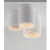 Luce-Design Banjie Plafondlamp kan worden geverfd met in de handel verkrijgbare verven, Wit, 3-lichts