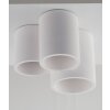 Luce-Design Banjie Plafondlamp kan worden geverfd met in de handel verkrijgbare verven, Wit, 3-lichts