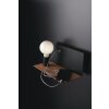 Luce-Design Flash Muurlamp Hout donker, Zwart, 1-licht