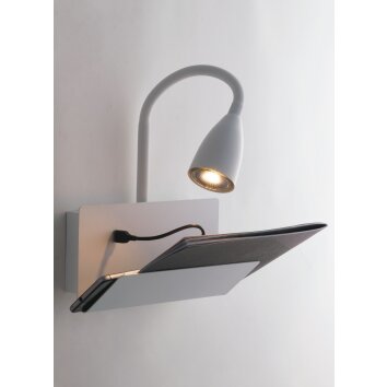 Luce-Design Gulp Muurlamp Wit, 1-licht