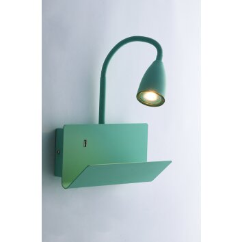 Luce-Design Gulp Muurlamp Groen, 1-licht