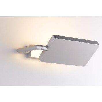Luce-Design Book Muurlamp LED Zilver, 1-licht