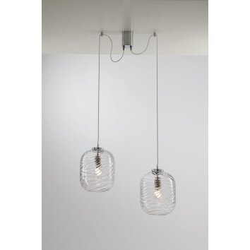 Luce-Design Nereide Hanglamp Messing, 2-lichts