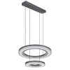 Globo BLASIUS Hanger LED Zwart, 1-licht, Afstandsbediening