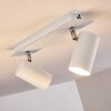 Zuoz Plafondlamp Wit, 2-lichts