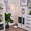 Javel Staande lamp Chroom, Wit, 3-lichts