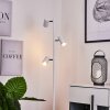 Javel Staande lamp Chroom, Wit, 3-lichts
