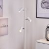 Javel Staande lamp Chroom, Wit, 3-lichts