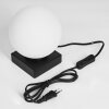 Chamouscady Tafellamp Zwart, 1-licht