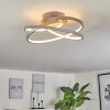 Demaine Plafondlamp LED Grijs, 1-licht