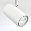 Javel Plafondlamp Chroom, Wit, 6-lichts