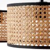 Brilliant-Leuchten Wiley Hanglamp Zwart, 3-lichts
