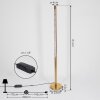 Rodeche Staande lamp LED Goud, 1-licht