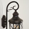 Zurich Muurlamp Bruin, houtlook, 3-lichts