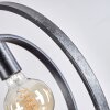 Tercel Hanglamp Donkerbruin, Nikkel mat, Zwart, 3-lichts
